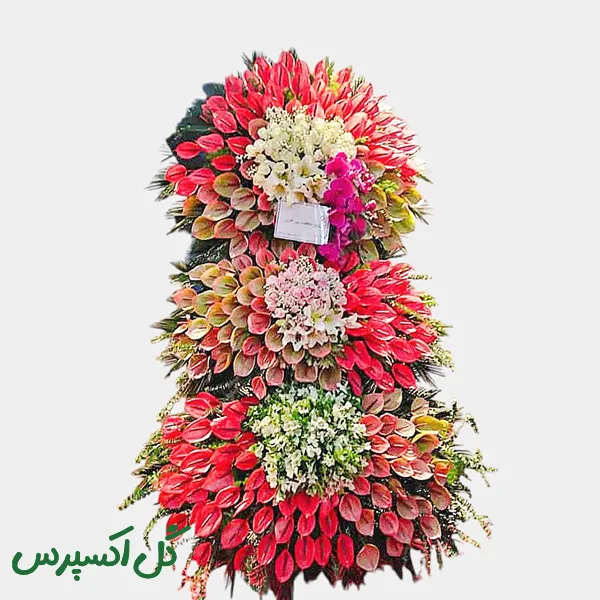 تاج گل لاکچری سه طبقه