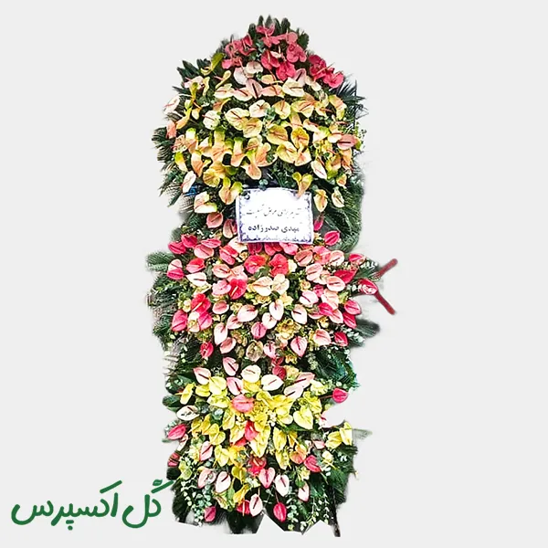 تاج گل نمایشگاهی سه طبقه
