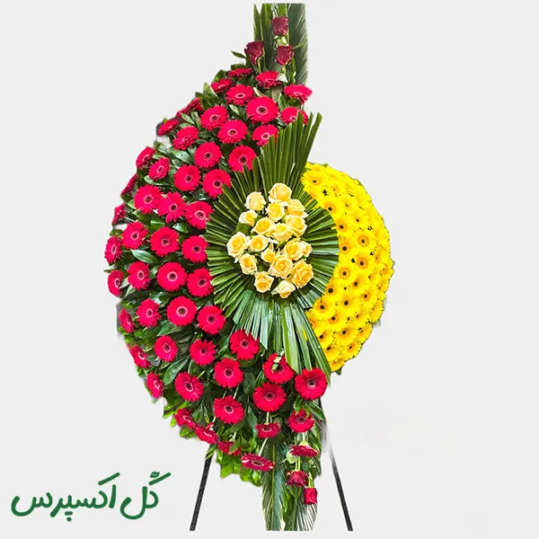 تاج گل تبریک مدرن