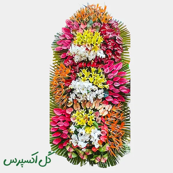 تاج گل تیریک سه طبقه