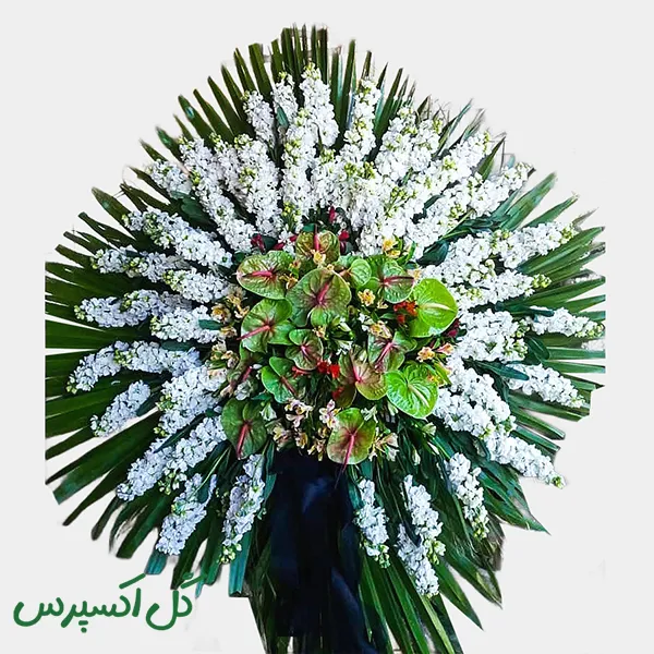 تاج گل تسليت كلاسيك