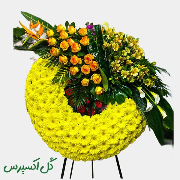 تاج گل یک طبقه نمایشگاهی