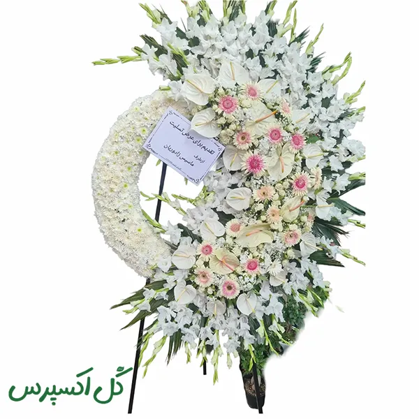 تاج گل یک طبقه ترحیم مدرن