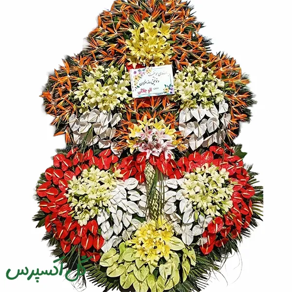 تاج گل لاکچری نمایشگاهی کلاسیک